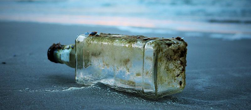 SEO diminue bouteille à la mer