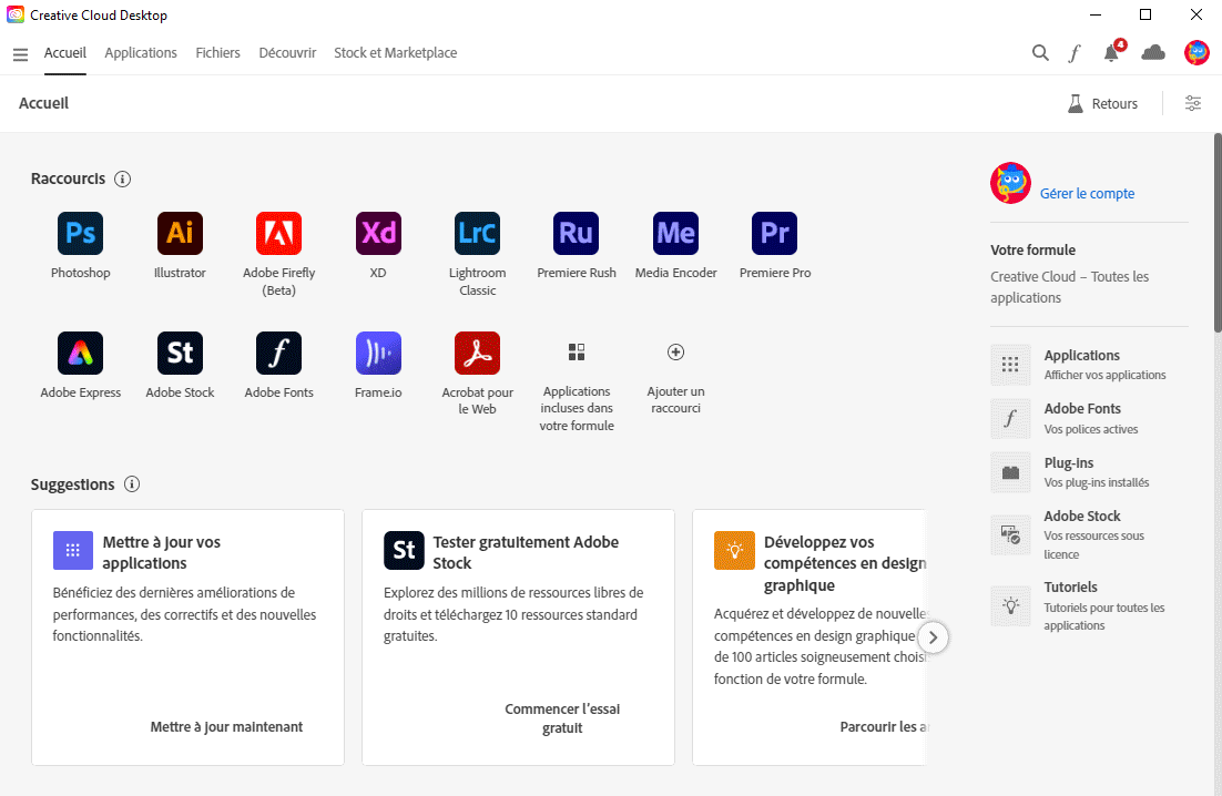 comment installer adobe photoshop beta intelligence artificielle